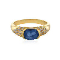 Anello in argento con Fluorite Cangiante