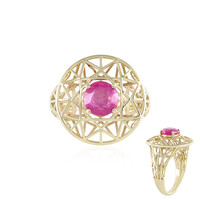Anello in oro con Zaffiro Rosa del Madagascar (Ornaments by de Melo)