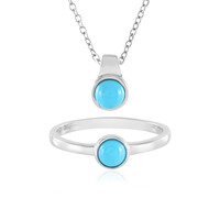Anello in argento con Turchese Sleeping Beauty (Faszination Türkis)