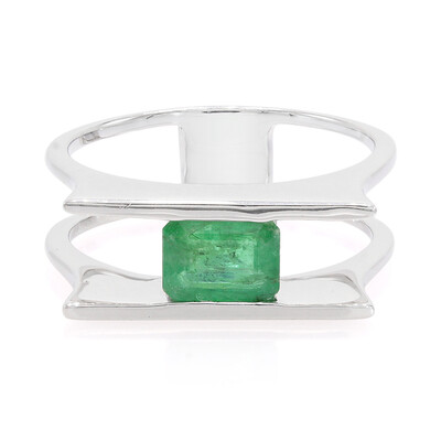 Anello in argento con Smeraldo Sao Francisco