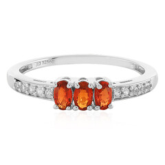 Anello in argento con Rubino Tramonto