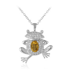 Collana in argento con Citrino