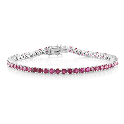 Bracciale in argento con Rubino del Madagascar