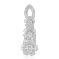 Ciondolo in argento con Topazio Bianco