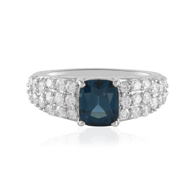 Anello in oro con Spinello Blu Cobalto Luc Yen (de Melo)