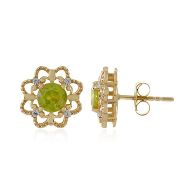 Orecchini in oro con Sfene