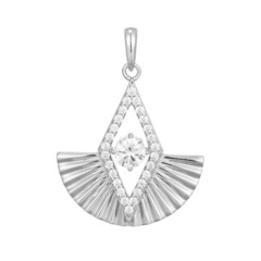 Ciondolo in argento con Zircone