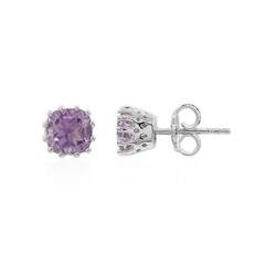 Orecchini in argento con Ametista Rose de France