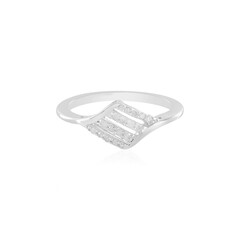 Anello in argento con Diamante I2 (I)