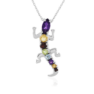 Collana in argento con Ametista Zambiana