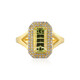 Anello in argento con Quarzo Limone