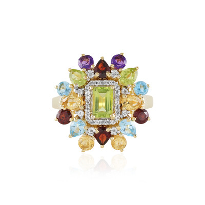 Anello in argento con Peridoto