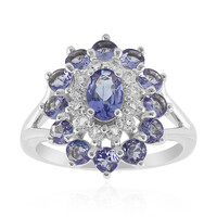 Anello in argento con Tanzanite