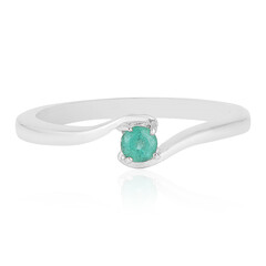 Anello in argento con Smeraldo Colombiano