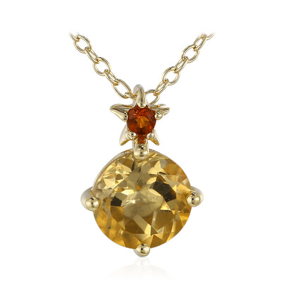 Collana in argento con Citrino