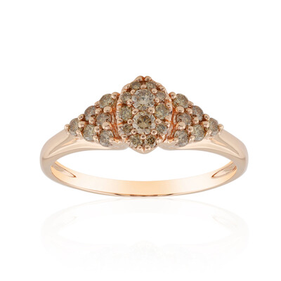 Anello in oro con Diamante Rose de France SI1 di Argyle (Annette)