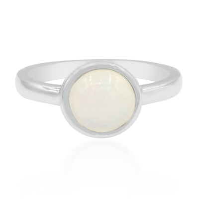 Anello in argento con Opale di Welo