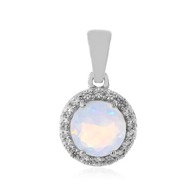 Ciondolo in argento con Opale di Welo
