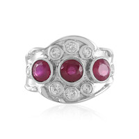 Anello in argento con Rubino del Madagascar (de Melo)