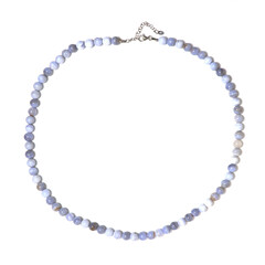 Collana in argento con Agata Blu Lace