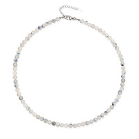 Collana in argento con Quarzo Dumortierite