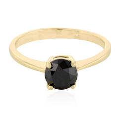 Anello in oro con Diamante Nero