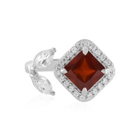 Anello in argento con Granato Essonite
