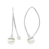 Orecchini in argento con Perla di Acqua Dolce (TPC)