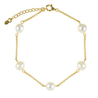 Bracciale in argento con Perla di Acqua Dolce
