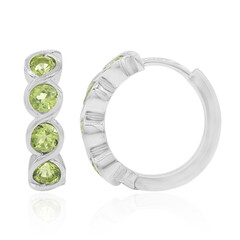 Orecchini in argento con Peridoto