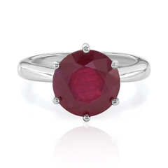 Anello in argento con Rubino del Madagascar