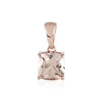 Ciondolo in oro con Morganite del Madagascar