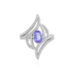Anello in argento con Tanzanite