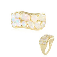 Anello in argento con Opale di Welo