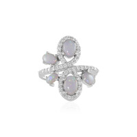 Anello in argento con Opale Australiano