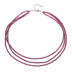 Collana in argento con Rubino Mozambico