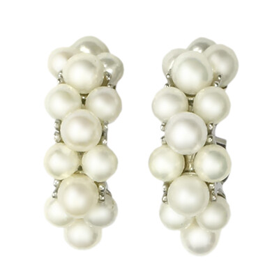 Orecchini in argento con Perla di Acqua Dolce
