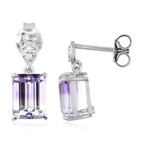 Orecchini in argento con Ametista Bicolore
