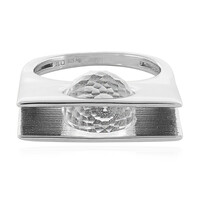 Anello in argento con Quarzo Bianco