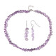 Parure in argento con Ametista Rose de France