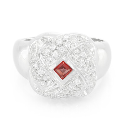 Anello in argento con Rubino Tramonto