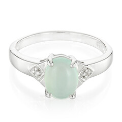 Anello in argento con Crisoprasio