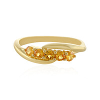 Anello in argento con Spessartina