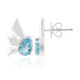 Orecchini in argento con Apatite Blu (Pallanova)