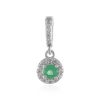 Ciondolo in argento con Smeraldo Etiope