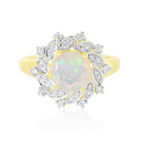 Anello in argento con Opale di Welo