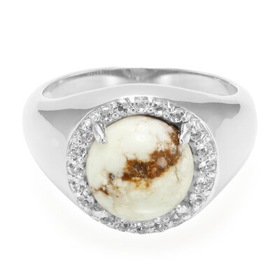 Anello in argento con Magnesite