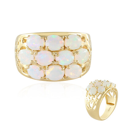 Anello in argento con Opale di Welo