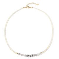 Collana in argento con Quarzo Herkimer