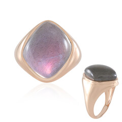 Anello in argento con Labradorite Porpora Maniry (KM by Juwelo)